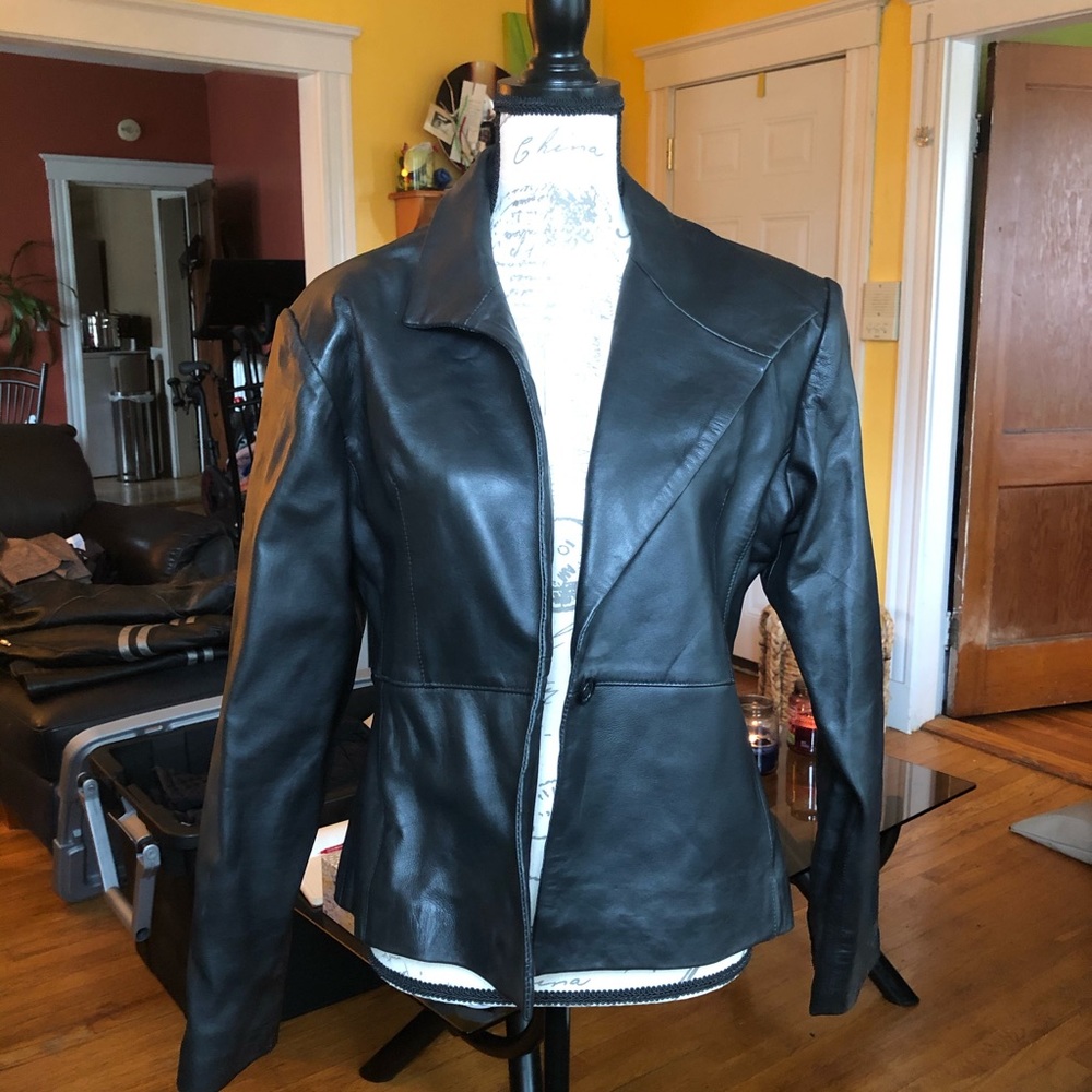 XL leather jacket